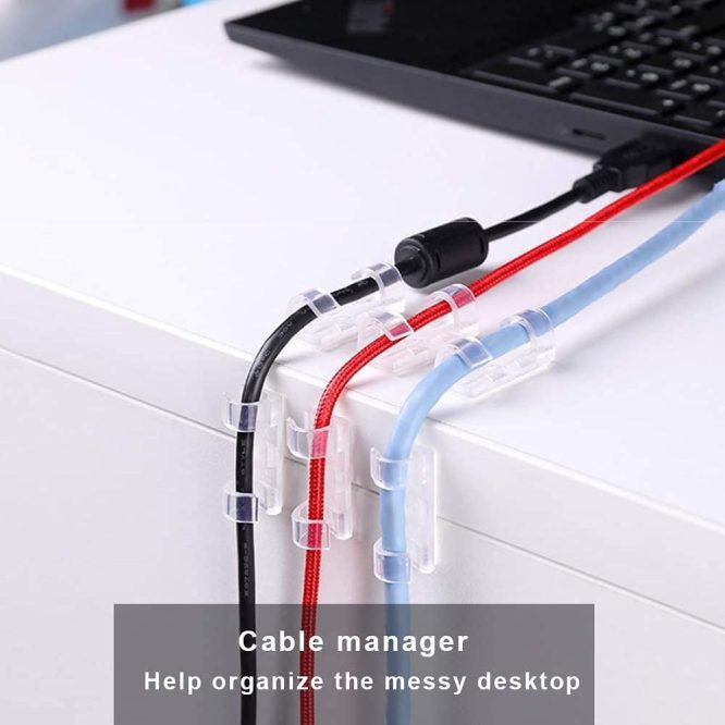 Plastic Cord Management Clips