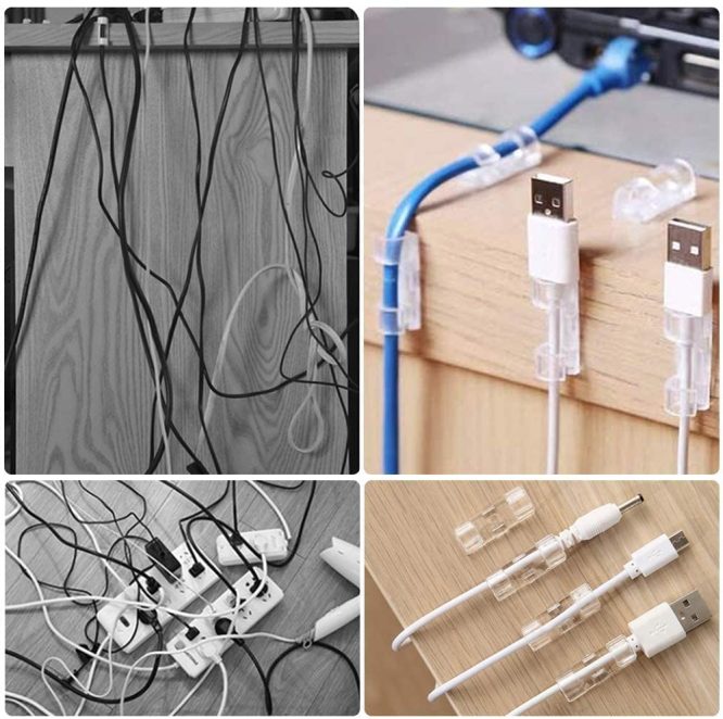 Self-Adhesive Multipurpose Drop Wire Holder